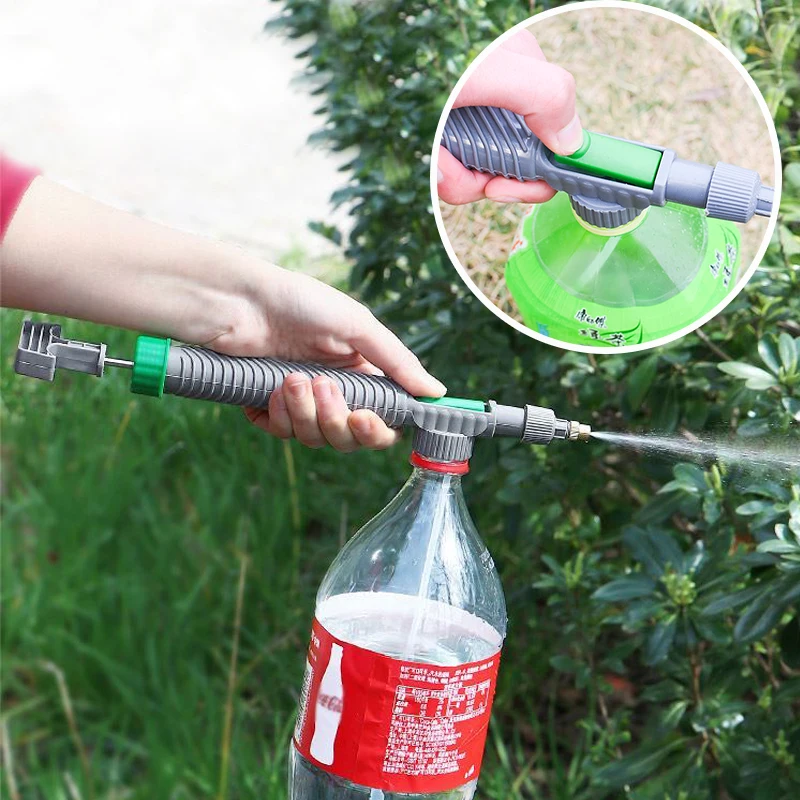 Air pump sprayer Manual High Pressure Air Pump Sprayer Adjustable Drink Bottle Spray Head Agriculture Tools Nozzle Garden Watering Tool