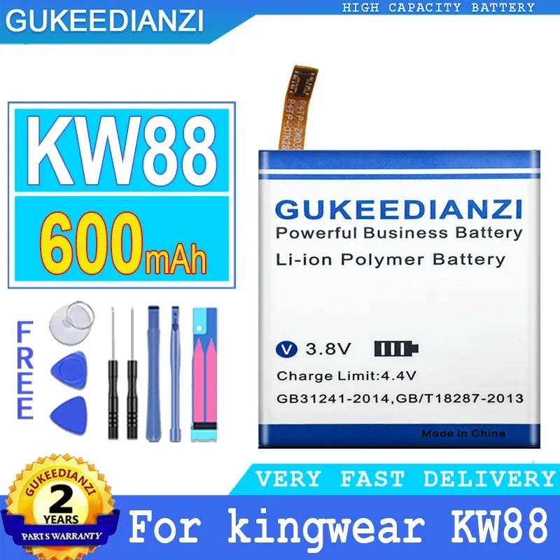 

Запасная батарея для смарт-часов kingwear KW88Pro KW88 Pro, 600 мАч