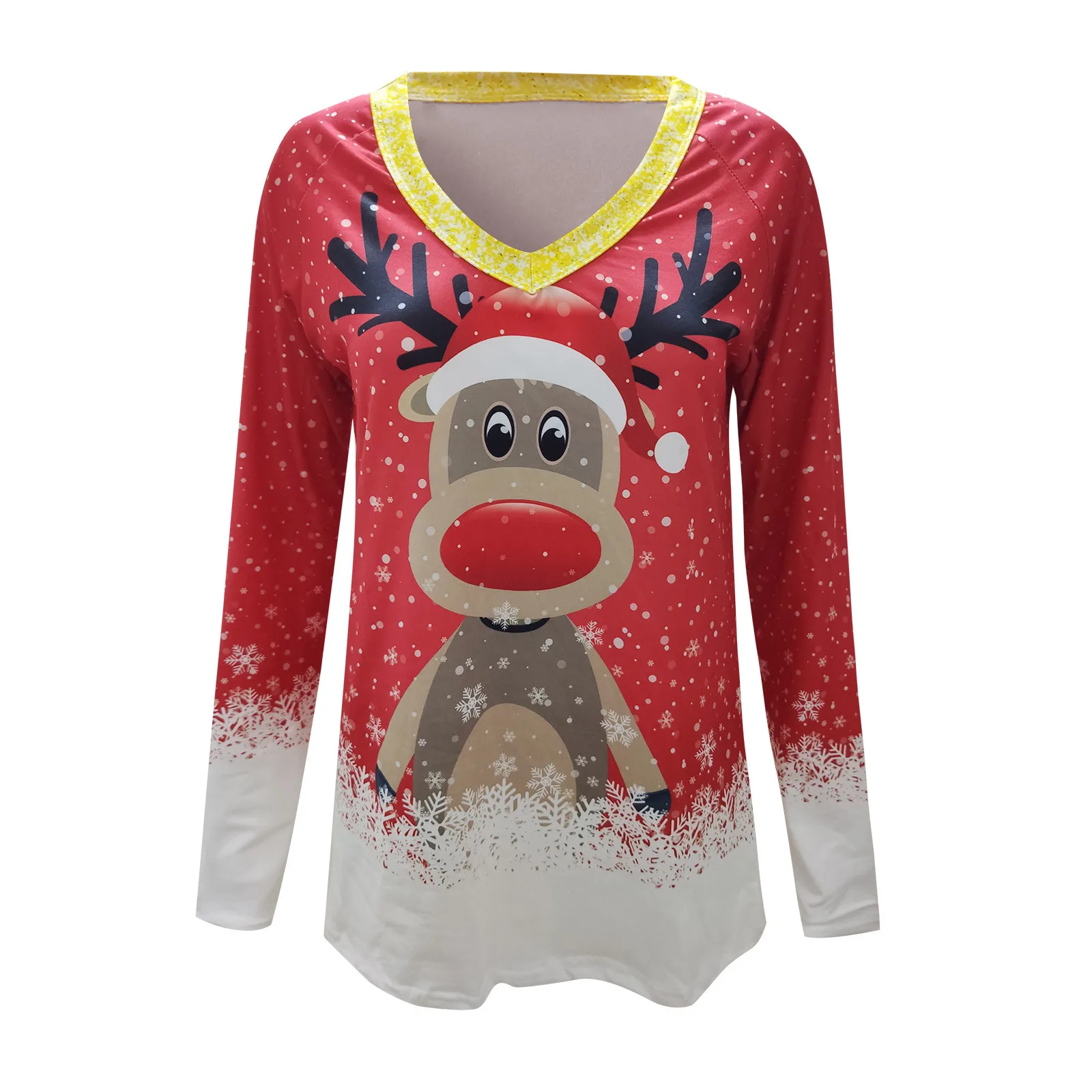 Рисунок 6 - Худи с рождественским принтом и длинным рукавом