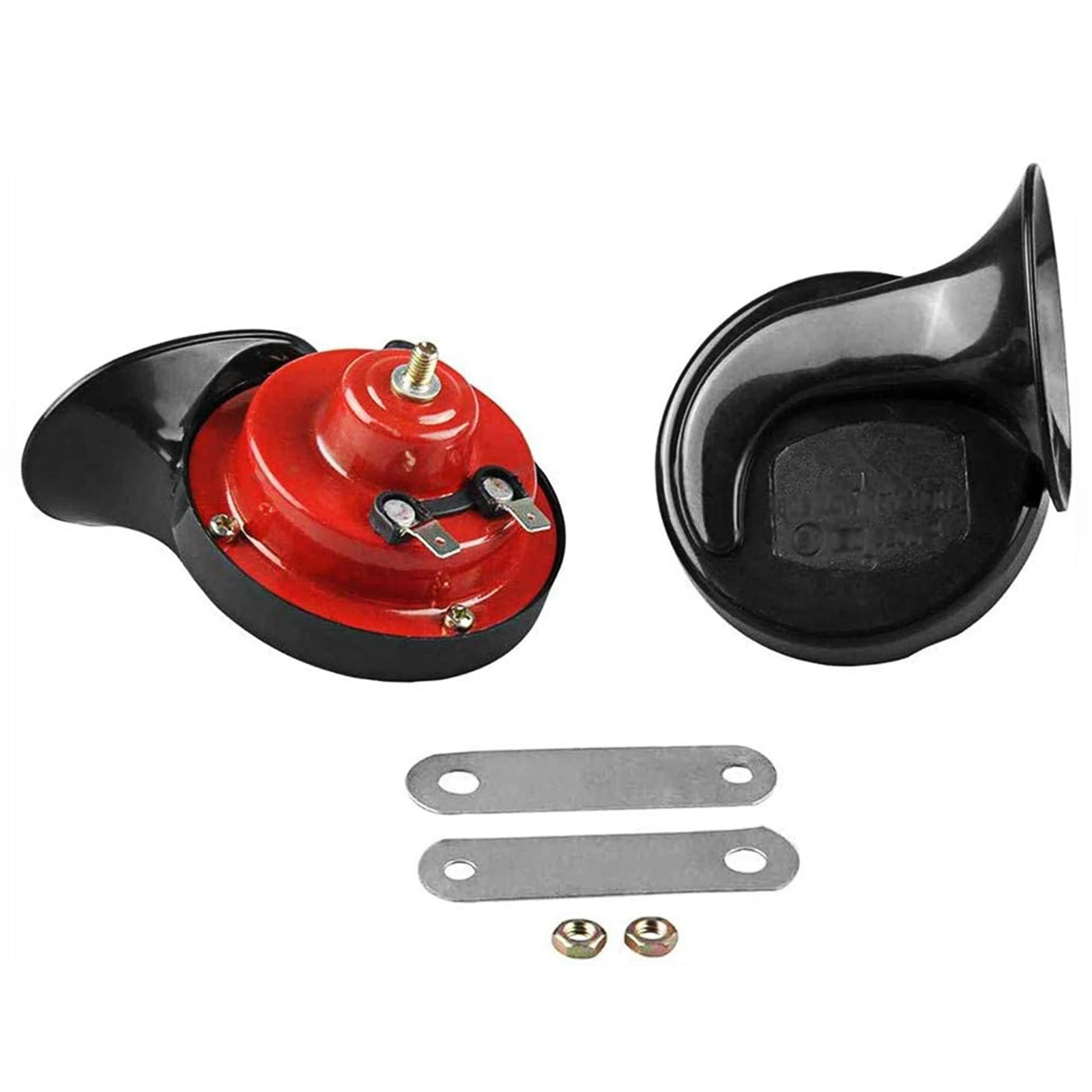 12V Electric Snail Horn Waterproof Snail Sound Horn Dual Tone Car Speaker Car Warning Loudspeaker Motorcycle Car Accessories