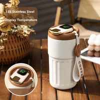 Smart Thermos Bottle Water Digital LED Temperature Coffee Cup 316 Stainless Steel Vacuum Cup Office Cup Business Portable Mug 1