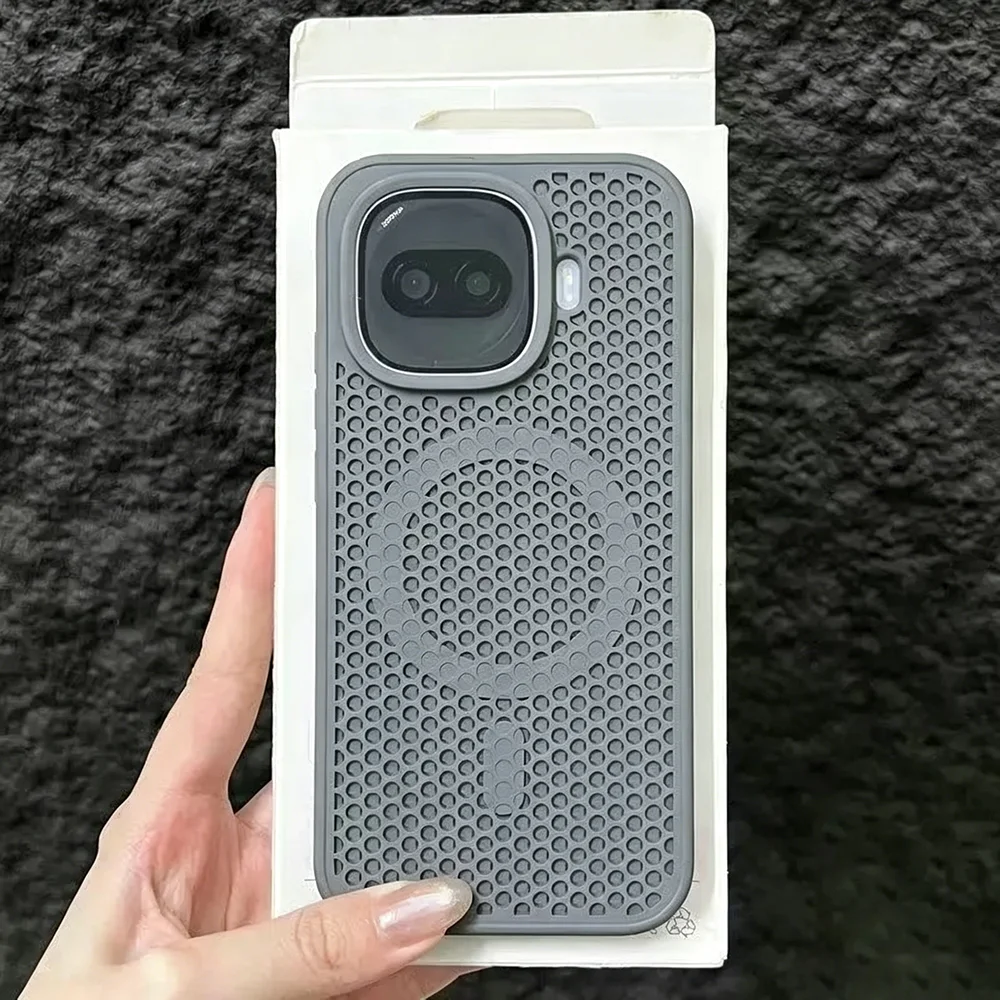 Magnetic Cooling Mesh Breathable Shockproof Case with Heat Dissipation