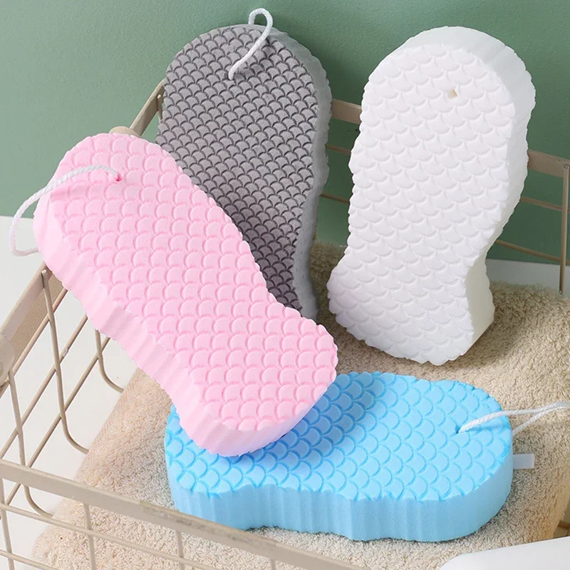 Soft Bath Sponge Body Scrub Bast Wisp Massage Brush Body Washcloth Skin Scrubber Relax Exfoliating Skincare Shower Accessories 2