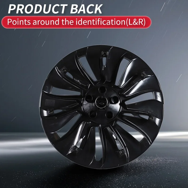 Wheel Cover 4PCS For Tesla Model Y 19 Inch Performance Automobile Replacemen Hub cap Full Rim Cover Car Accessories wheel hub covers wheel hub caps