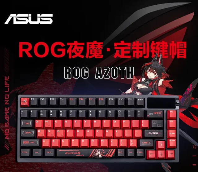 ROG AZOTH Theme Key Cap DIY Custom Cartoon PBT Keyboard Keycaps 