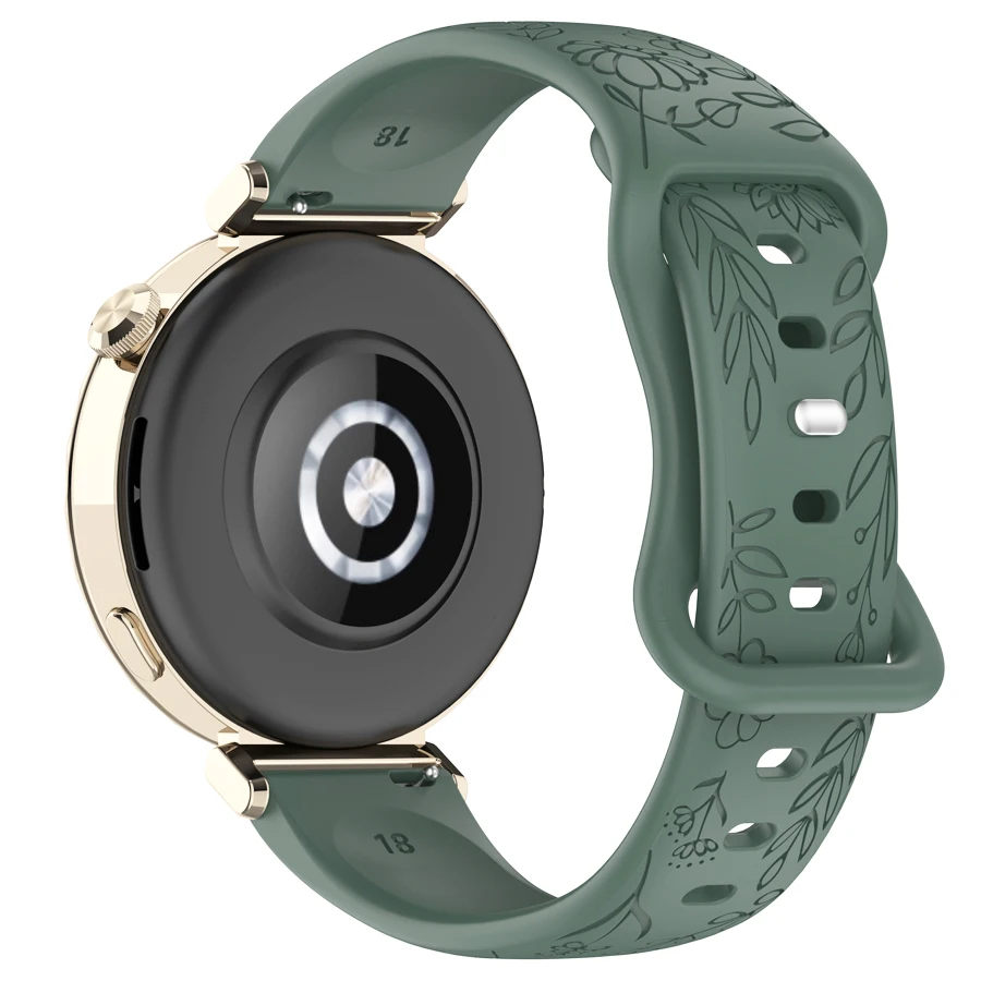 Floral Silicone Strap - 3D Design