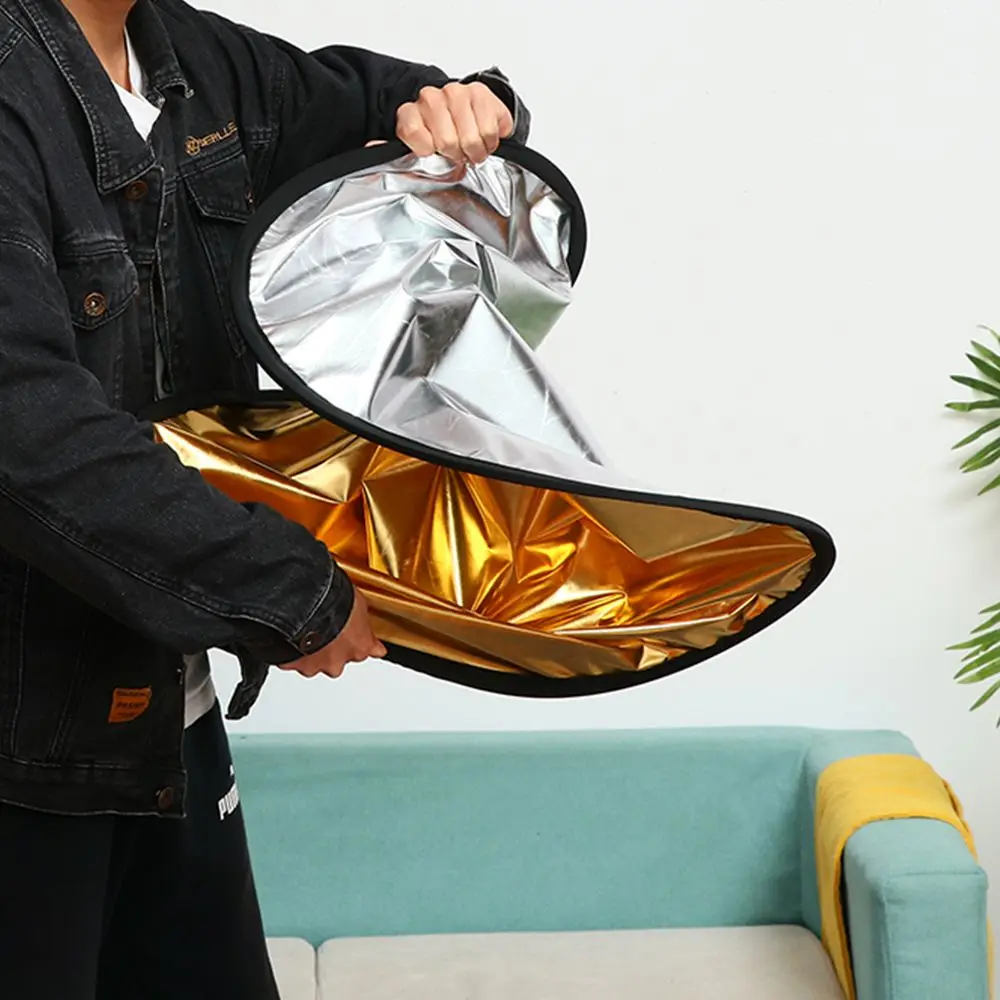 Round Shape Portable Soft Light Board Multi Color Photography Fill Light Board Small Reflector Diffuser Reflector