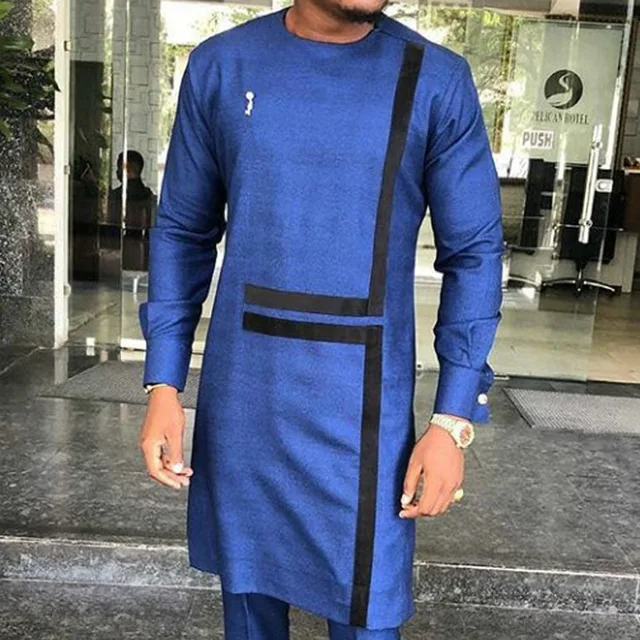 Deji Long Sleeve Dashiki Outfit - Image 5