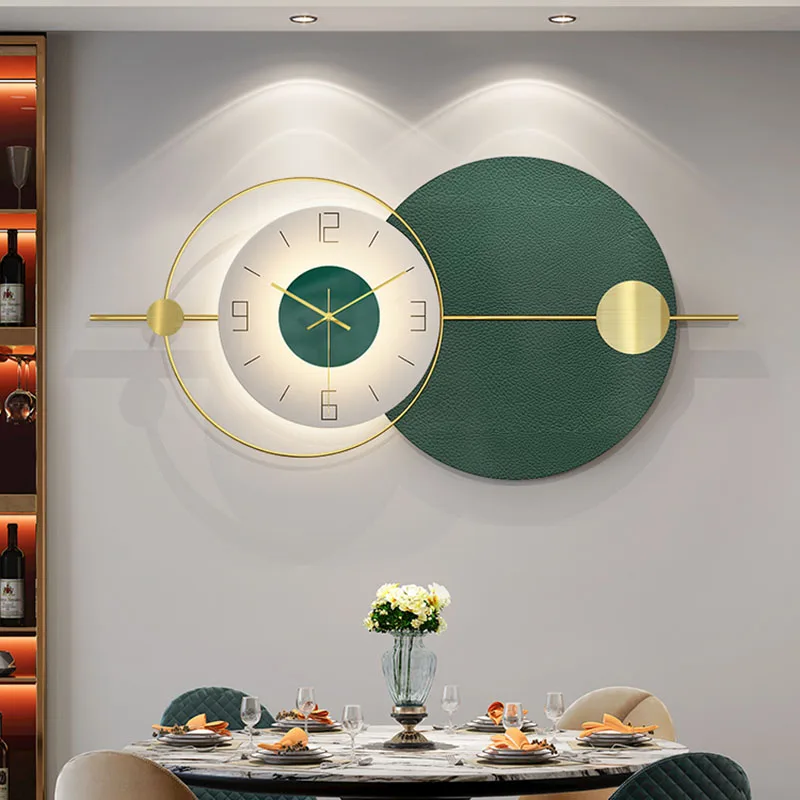 

Digital Coffee Unique LED Mini Marble Quartz Kitchen Wall Clock Large Mechanical Wand Deko Home Decoration WW50WC