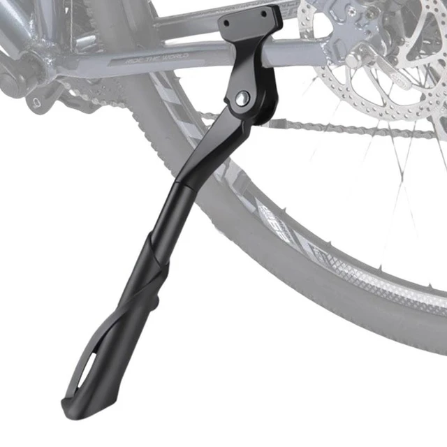 Béquille de vélo solide, support latéral de vélo en alliage d'aluminium  haute résistance, longueur réglable