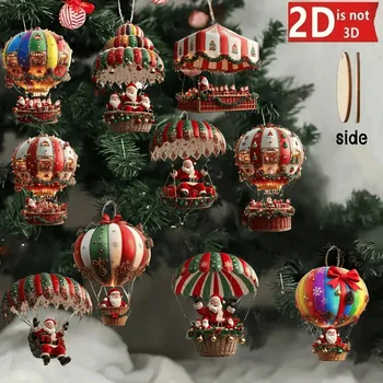 Christmas Hot Air Balloon Decor 1