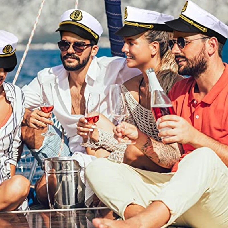 Yacht Rock Party Attire Pcs Yacht Captain Sailor Costume For Men