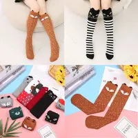 Girl Socks 3-12 Years Old Cotton New Summer Version Long Tube Princess Children's Knee Socks Kids Dance Socks 6