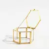 1PC Geometrical Clear Glass Jewelry Box Jewelry Organize Holder Ring Box Necklace Bracelets Earrings Jewelry Accessorie 3