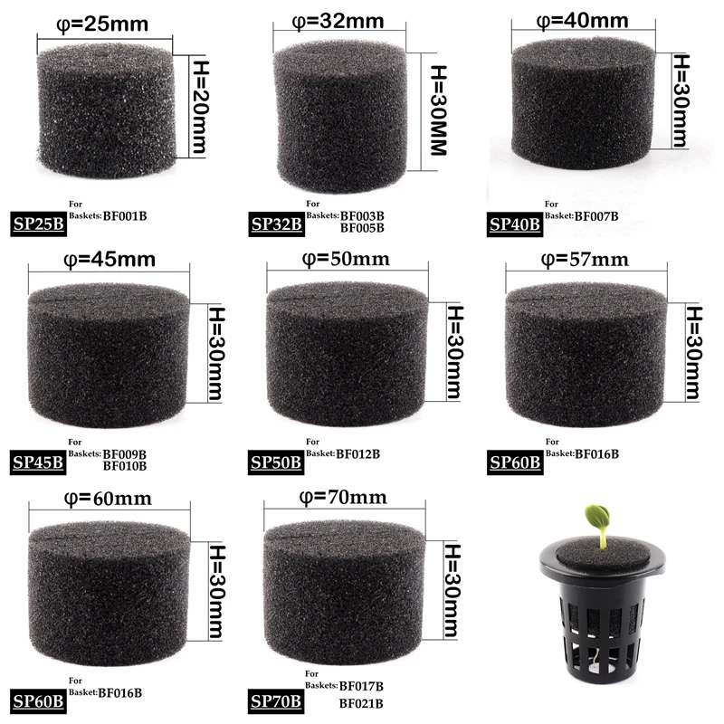 20/50Pcs Soilless Hydroponic Grow Sponge Indoor Gardening Planted Sponge for Vegetable and Microgreen Cultivation System hydroponic grow media cubes soilless planting substrate