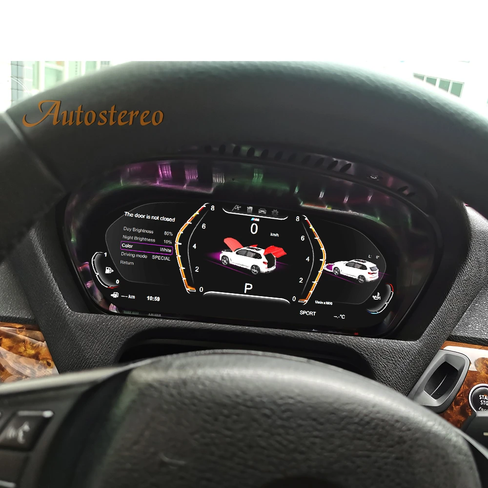 M Sport для BMW X5 E70 X6 E71 2007-2013 цифровой кластер Виртуальная кабина автомобильный мультимедийный плеер приборная панель Измеритель Скорости экран 12,3 (art.: 3920bd3feab63) - 3920bd3feab63