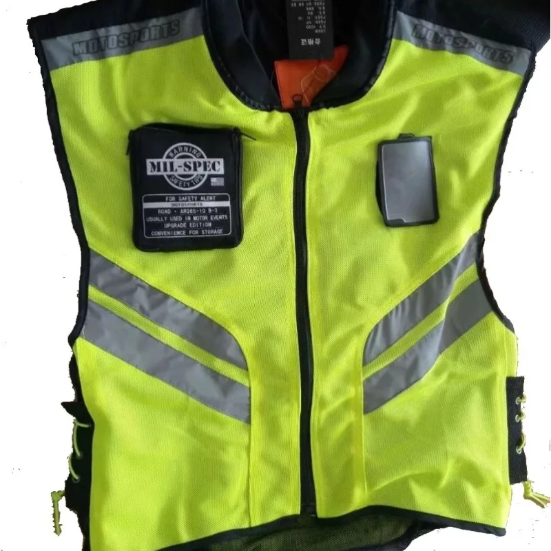 Reflective strips Cycling Off-Road Outdoor Motorcycle Team Bicycle Wear Safety Vest