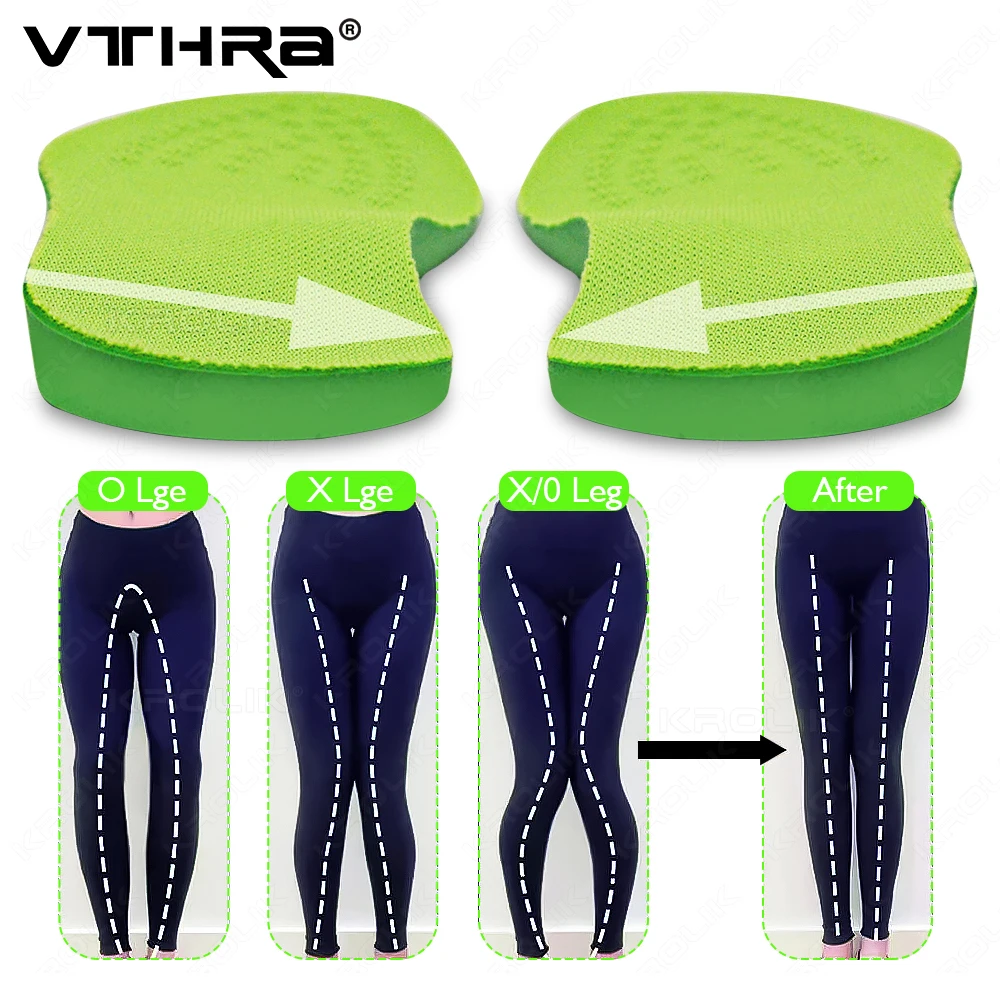 

XO Legs Shoes Insoles Orthotic For Women Man Flat Foot Arch Correction Support Outer Eight Foot Orthotic Correct Insert Cushions