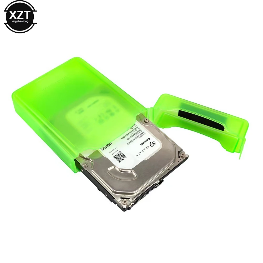 Portable 2.5 inch IDE SATA HDD Hard Disk Drive Protection Storage Box Plastic Protective Cover Case Game Accessories hdd enclosure hard disk case external hard drive housing
