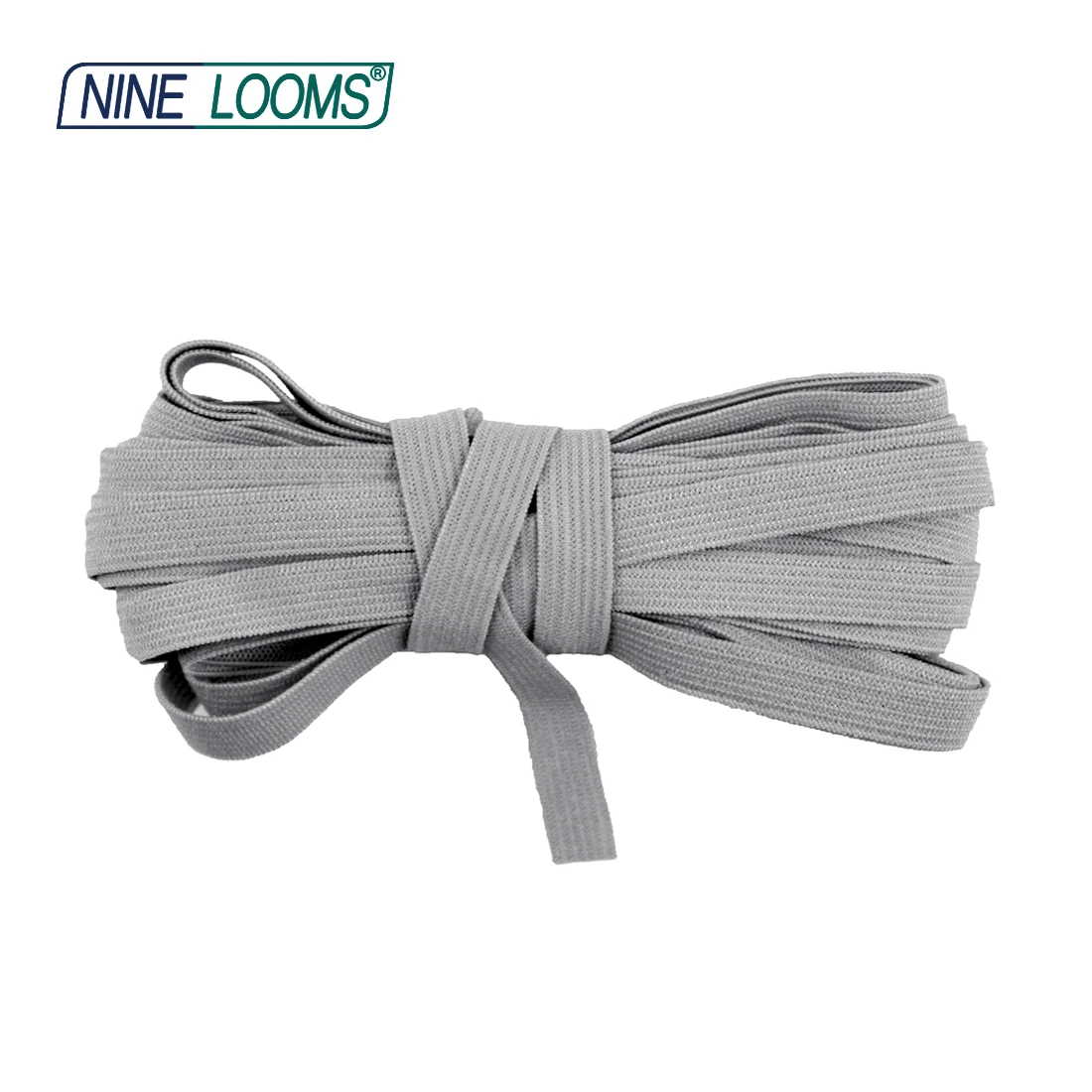Knitted Skinny Elastic Cord 1/4" 6mm 7mm 5mm Spandex Band String Face Cover Earloop Dress DIY Sewing Trim 2 5 10 Yard NINE LOOMS