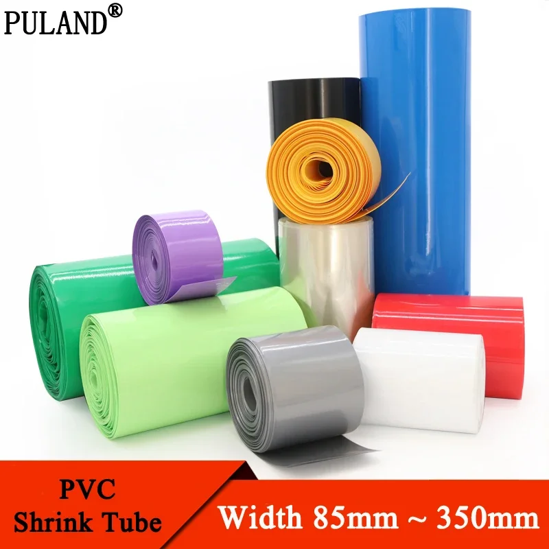 18650 Lipo Batterie PVC Thermorétractable Tube Pack 85mm ~ 280mm Largeur Isolé Film Wrap Boîtier Au
