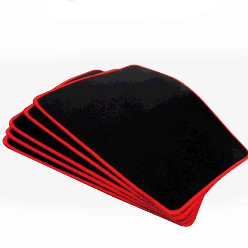Tapete de Mesa de Borracha Natural à Prova Impermeável Água do Anti-deslizamento do Computador Mousepad do Rato do Jogo com a Borda de Bloqueio - Imagem 2