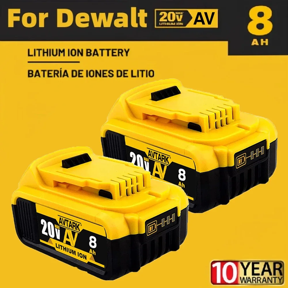 Аккумулятор для электроинструмента DeWalt DCB205 DCB 2023 DCB181 DCB182 DCB200 20 в 3A 5A 6A 18 в 20 в