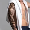 Large Full Arm Sleeve Waterproof Temporary Tattoo Sticker Indian Tribal Machine Turtle Totem Fake Tatoo Body Art Men Women Leg 4