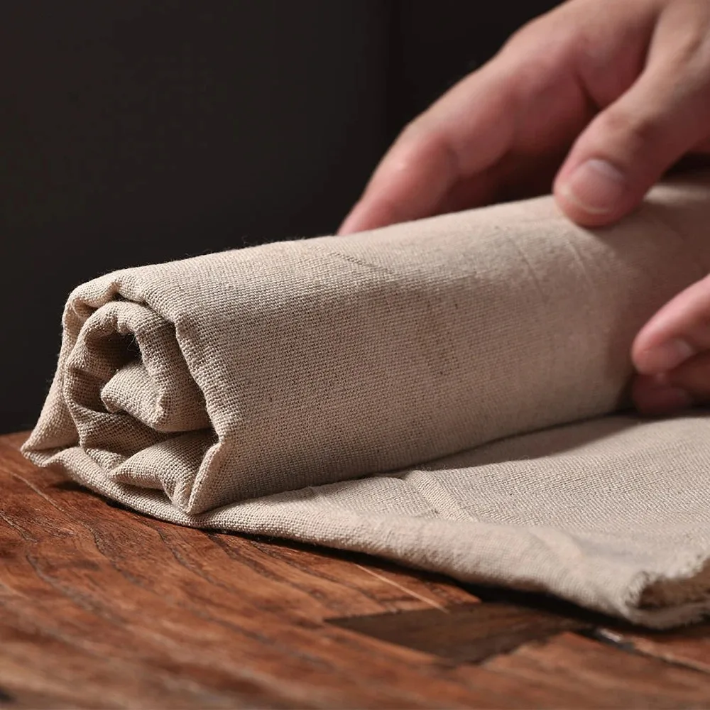 1.5M Pottery Special Linen Cloth Clay Burlap DIY Pottery Ceramics Clay Craft Pad Cloth Pottery Printing Texture Sculpture Tool
