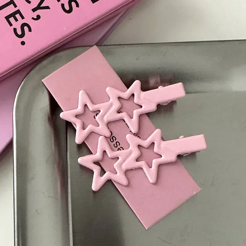 Colorful Korean Star Hair Clips for Girls