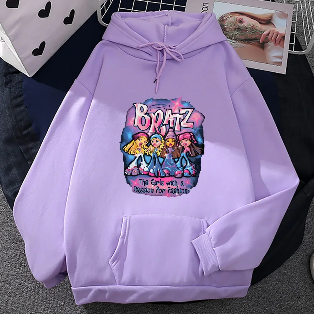 

Bratz Anime Sweatshirt Unisex Autumn/winter Fleece Pullovers Creative Graphic Clothes Harajuku Prevalent Manga Sweatwear Regualr