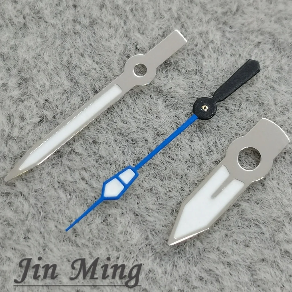 High-Quality Luminous Green and Silver Watch Hands
