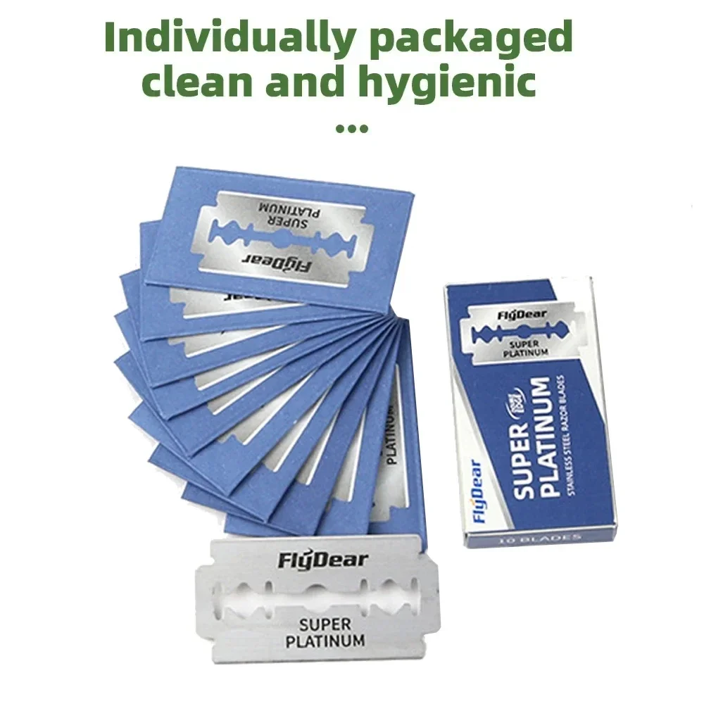 Classic Retro Stainless Razor Double Edge Razor Blades