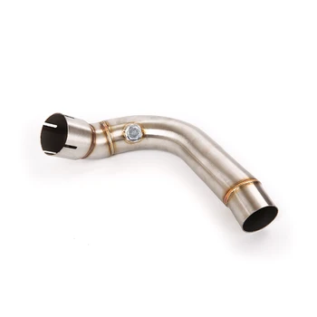 For Honda CBR600 F5 2007-2020 Motorcycle Exhaust Middle Connect Tube Muffler Mid Link Pipe Stainless Steel Escape