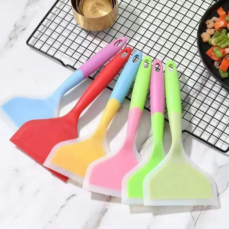 Kitchen Utensils Silicone Spatula Pancake Turner Non-stick Fried Egg Turner Food Grade Spatula Omelette Cooking Tool S Kitchen Cooking Utensils