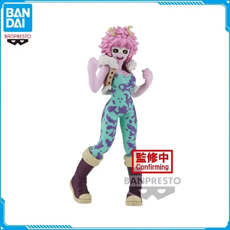 Original Bandai AOH My Hero Academia Anime Figures Ashido Mina Action Figure Collectible Academy PINKY Model Toys new anime my teen romantic comedy yukinoshita yukino pajamas ver pvc action figure collectible model toys for children gifts