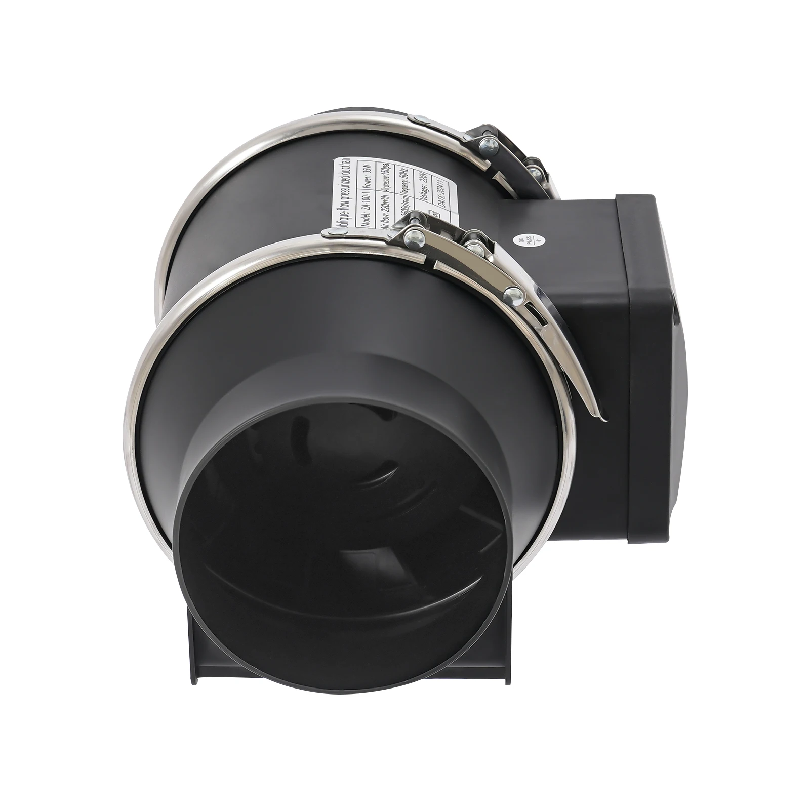 Pozicioniranje ventilatora u ventilacijsku cijev