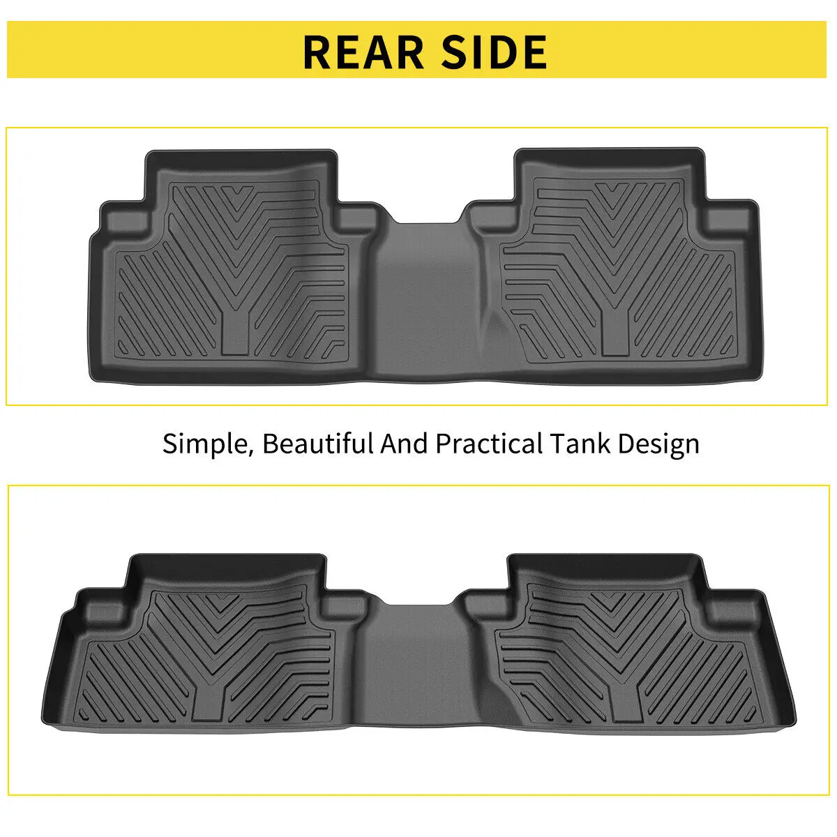 Honda Civic 3D All-Weather Mats (2012-2015) – TPE Liner Set 5
