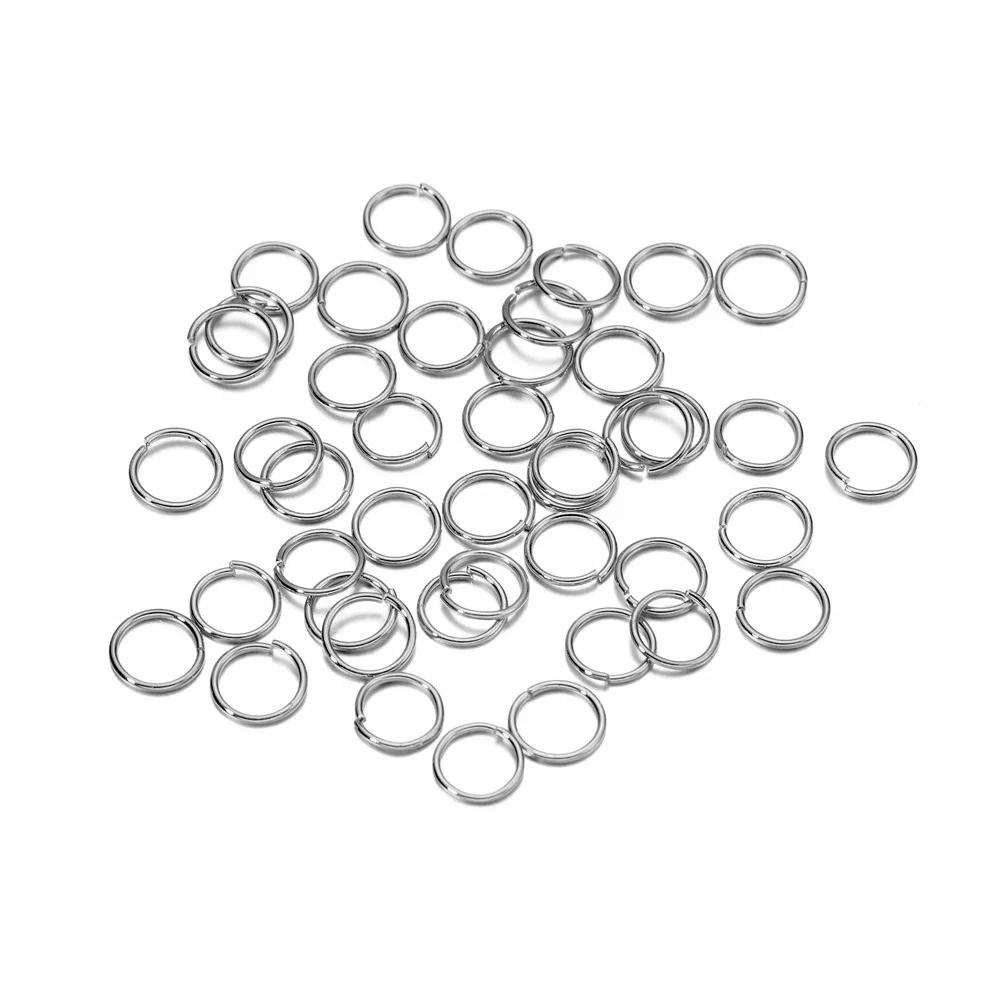 10 Pack Marine-Grade Stainless Steel Split Rings - Super Strong For Jewelry & Crafts