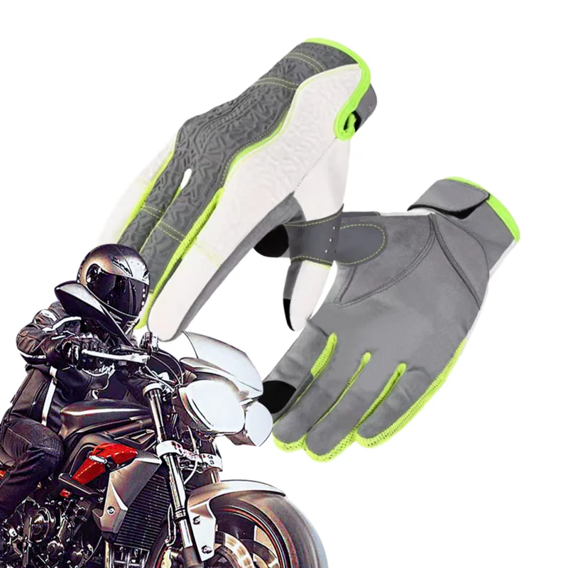 

Motorcycle Gloves For Women Anti-Slip Mountain Bike Gloves Motocross Gloves Shock-Absorbing Full Finger Gloves Motorbike Gloves