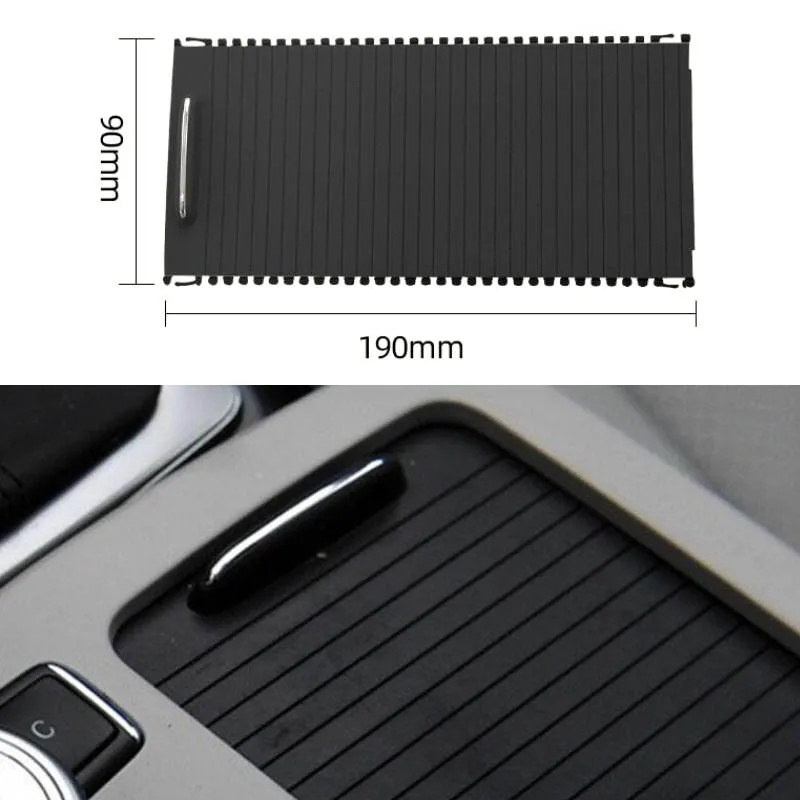 Center Console Cover For Mercedes-Benz W204 W212 C Class S212 S204 E Class Cup Holder Roll Curtain Intermediate Cont