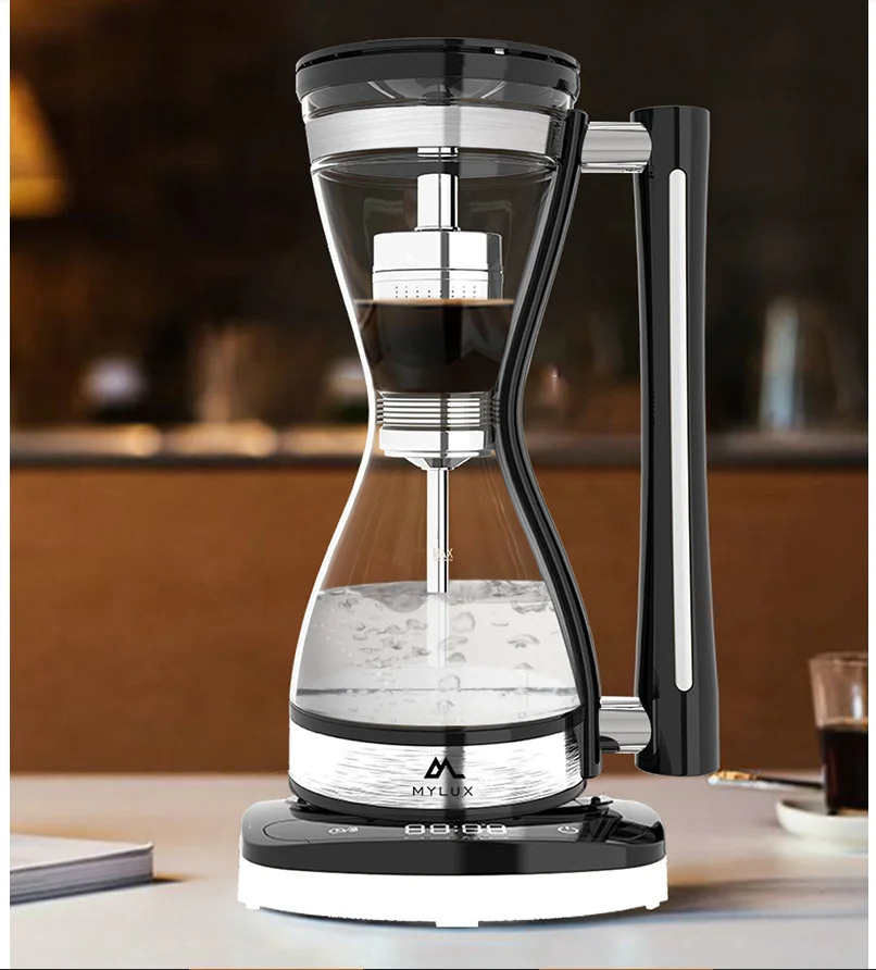 コーヒーメーカー サイフォン ベルギー ロイヤル コーヒー抽出 ドリップ 珈琲 ローズゴールド LIFAzqJIU ステンレス製サイフォン手動コーヒー抽出器具.ベルギーの