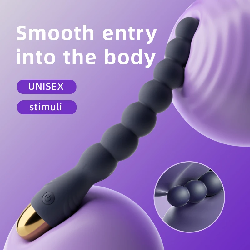 10 Speed Anal Plug Vibrator for Men Women