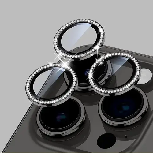 Bling Glitter Diamond Camera Lens Protector Case For iPhone 17 16 15 14 13 12 11 Pro Max Plus Sreen Protectors Film For iPhone17 - Image 13