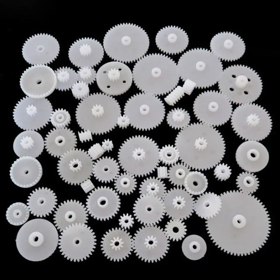 10-Pack C152A Plastic Crown Gears – 0.5 Mod, 15 Teeth, 1.95mm Aperture (For DIY/Robotics)