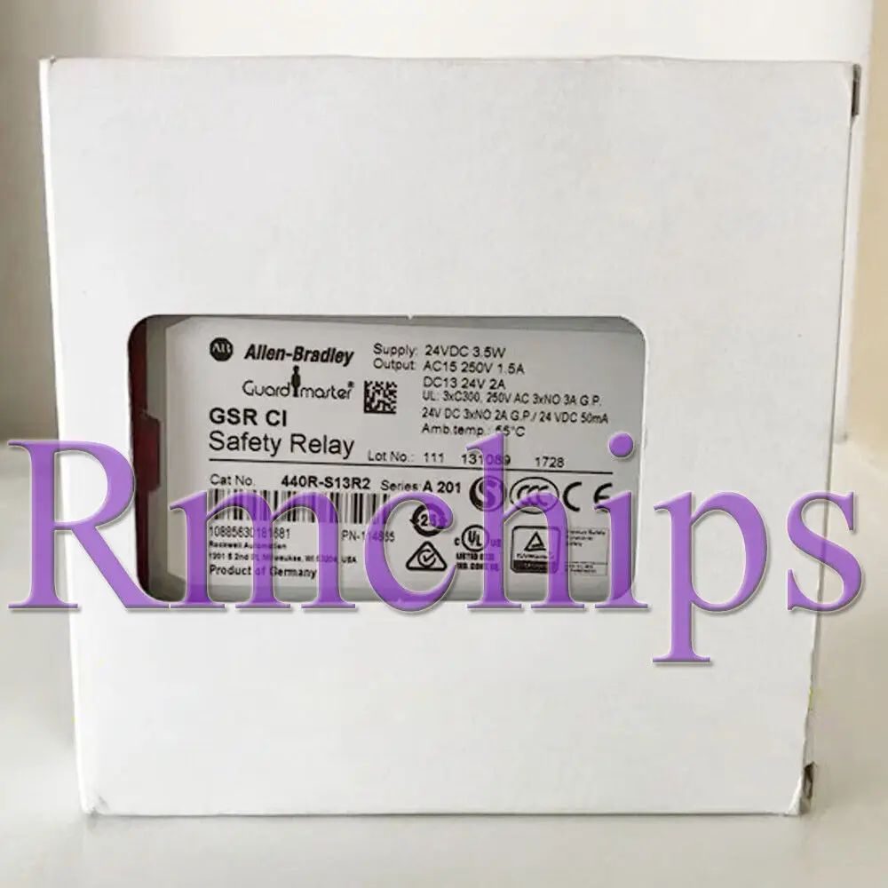

1PC Brand New Allen Bradley 440R-S13R2 Guardmaster Safety Relay Expedited Ship