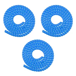 Universal Electric Scooter Cable Protection Cover - 1.3m Durable Line Protector for Enhanced Safety and Style (3PCS Blue)