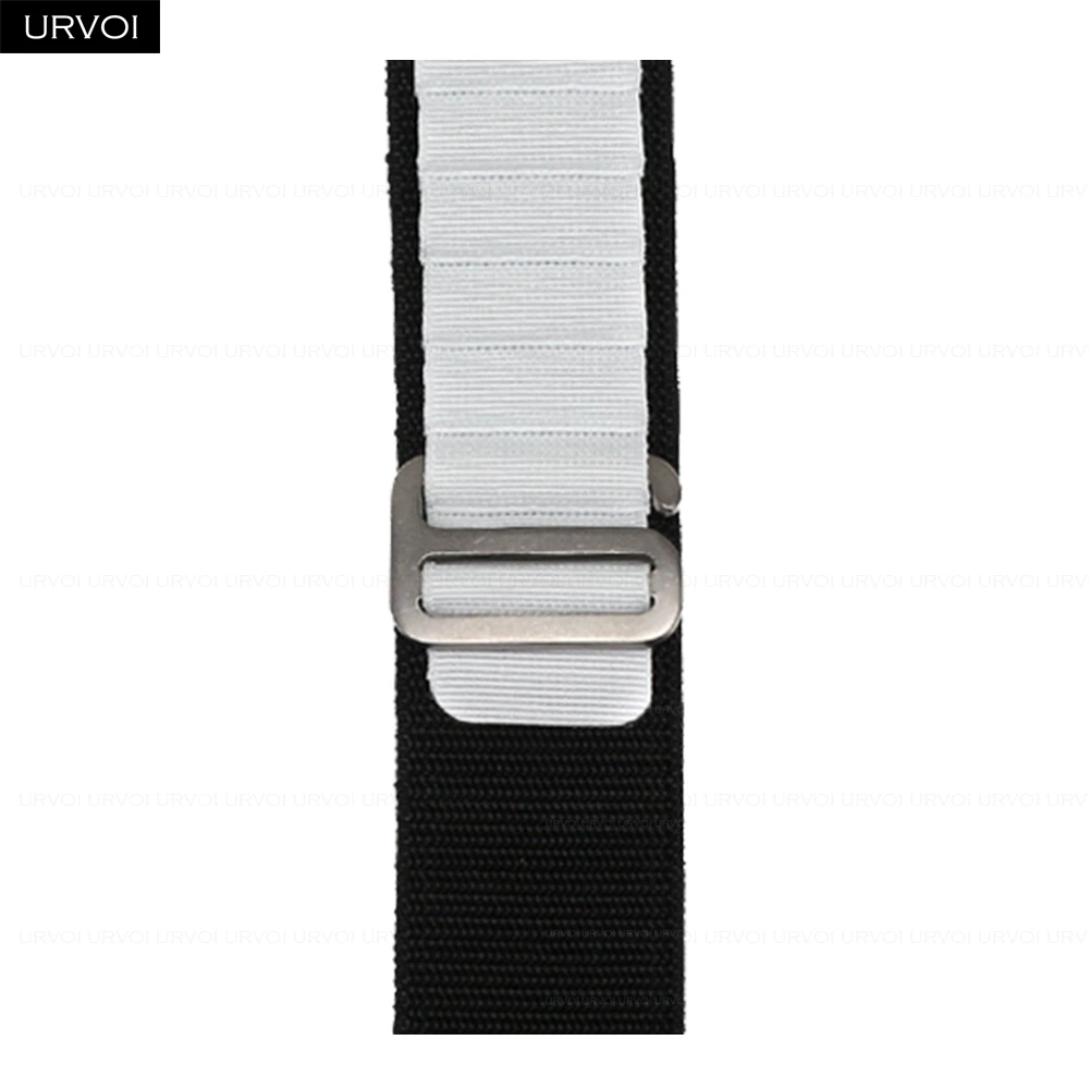 URVOI Black Woven Polyester Alpine Loop Strap with G-Hook Closure