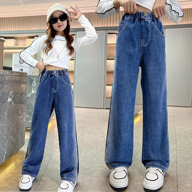 Jeans Teenagers Girls 12 Years | Girl Jeans 12 Years - 2023 Spring Autumn Aliexpress