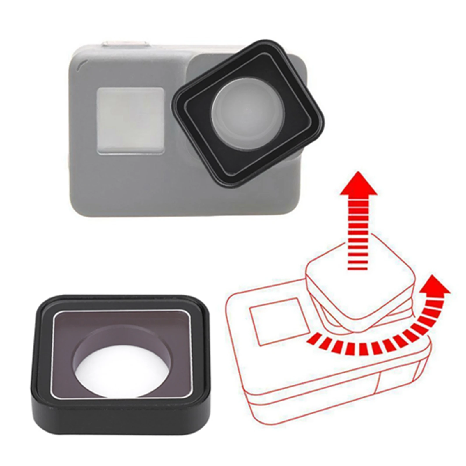 Gopro HERO5 HERO6 스포츠 카메라 액세서리용 보호 렌즈 교체 UV ..